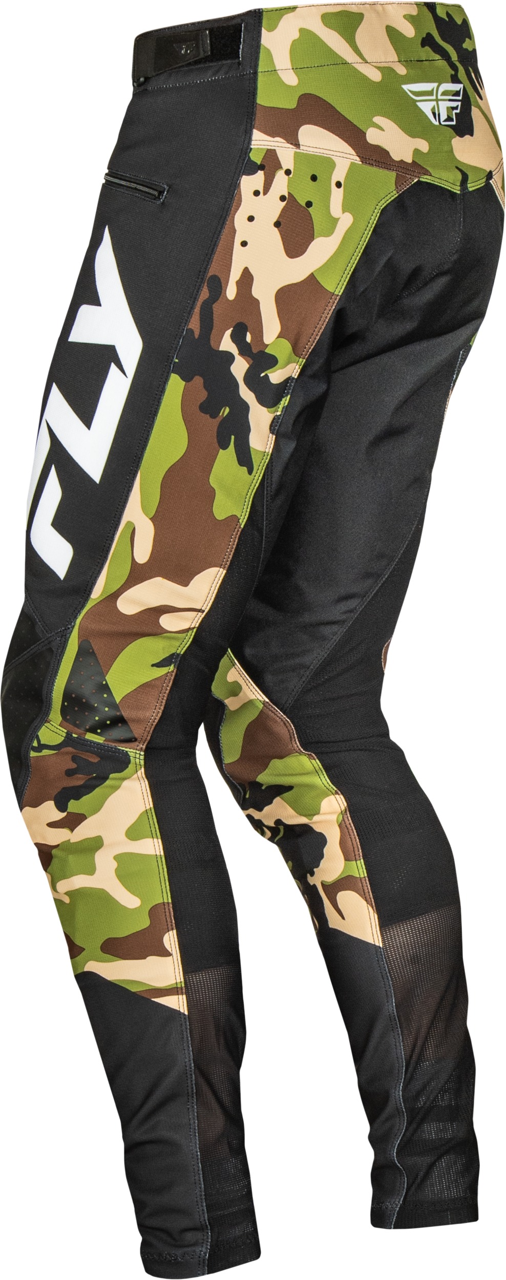 Fly Racing Rayce Bicycle Pants Black/Camo Size 38 - Image 4