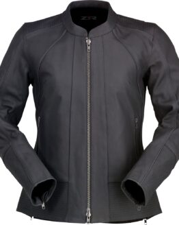 Z1R Matchlock Women's Leather Jacket Black XS