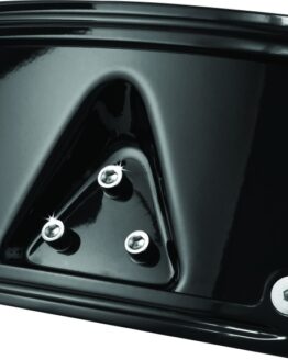 Kuryakyn Curved Laydown License Plate Frame Gloss Black