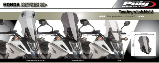 Clear Touring Windscreen - Image 3