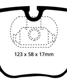 EBC Redstuff Ceramic Rear Brake Pads DP31118C For 01-07 BMW M3 3.2 E46