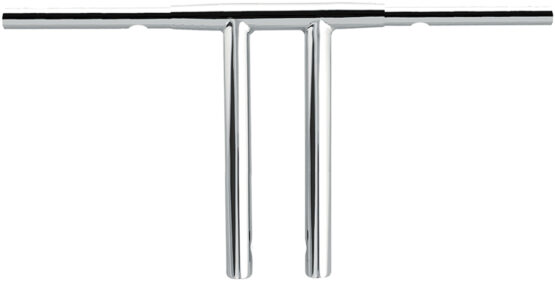 Chubby Flatline Chrome 12" Handlebar 1.25" Diameter by WILD 1 WO567