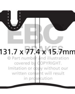 Redstuff Front Brake Pads