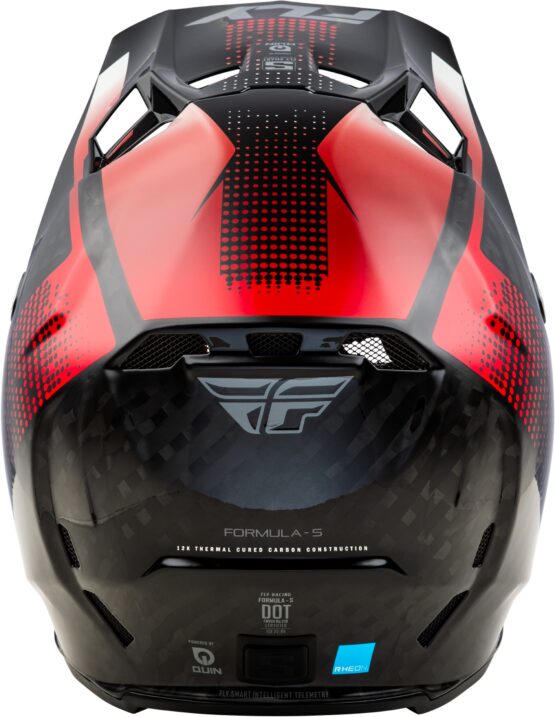 Fly Racing Formula S Carbon Protocol Helmet XL Black/Red - Image 4