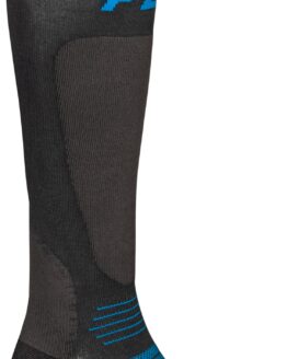 Fly Racing Snow Midweight Wool Socks Grey/Blue LG/XL