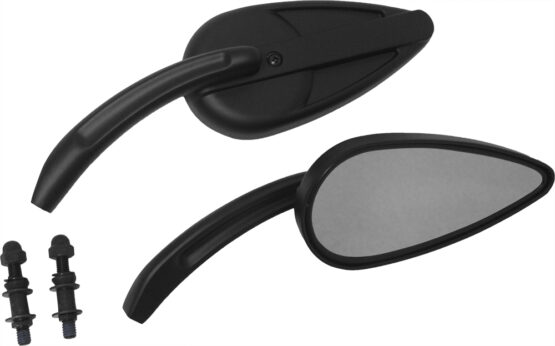 HardDrive Vintage Custom Die Cast Mirrors Black Pair