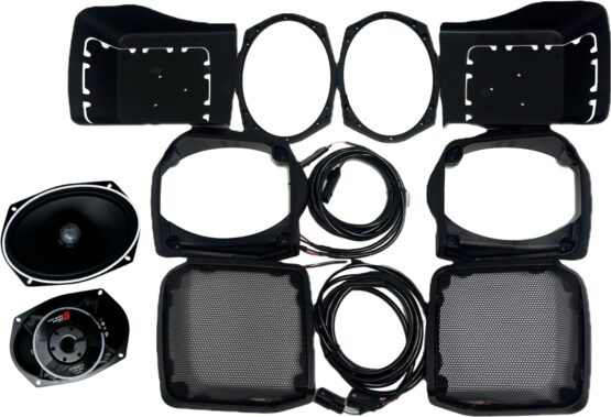 Cerwin Vega 6x9 Cut-In Lid Kit w/ PH694 for 2014-23 FLH/T