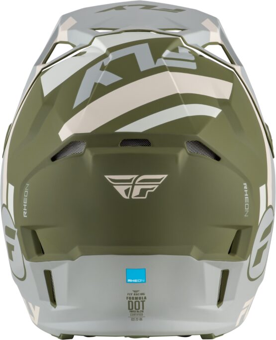 Fly Racing Formula CP Seal Helmet Matte Stone/Khaki/Olive Large - Image 3