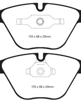 EBC Redstuff Front Ceramic Brake Pads DP32006C Fits 11+ BMW Z4 3.0 Twin Turbo iS