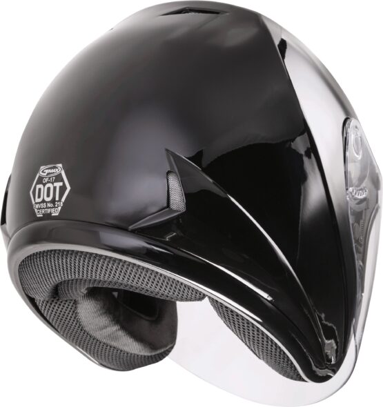 GMAX OF-17 Open-Face Helmet Gloss Black Small - Image 3