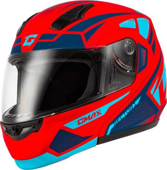 GMAX MD-04 Sector Modular Helmet Matte Red/Blue Medium