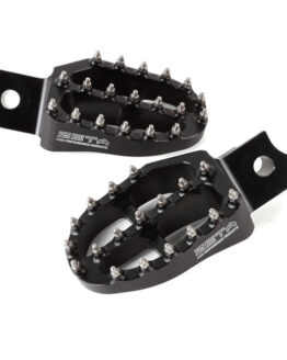 ZETA Aluminum Footpegs Black For Yamaha XT250 2008-2023