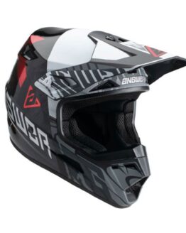 AR3 Ronin Helmet Black/White/Crimson - Small