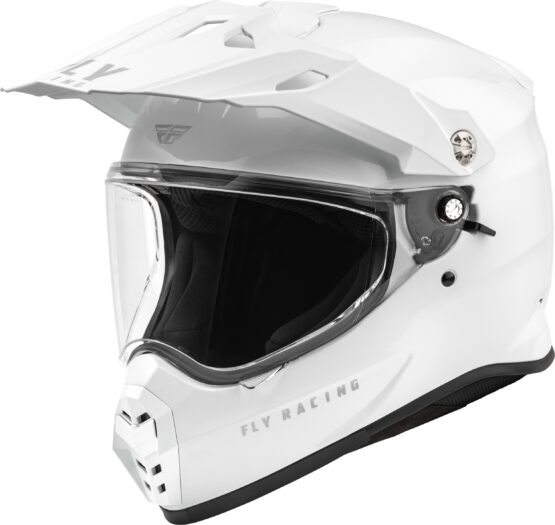 FLY RACING Trekker Solid Helmet White Small