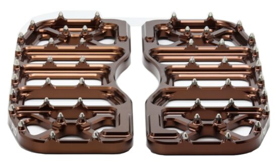 FLO Motorsports V5 Floorboards Bronze Harley Touring Models - Image 2