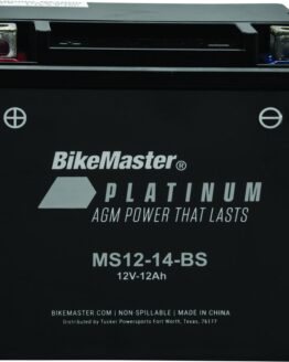 BikeMaster AGM Platinum II Battery Replaces YTX14-BS 12V 180CCA