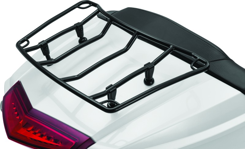 Kuryakyn Adjustable Trunk Luggage Rack Gloss Black - Image 3