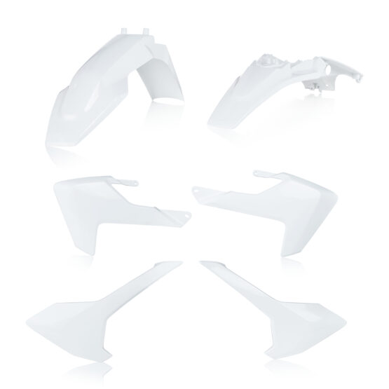 Acerbis Plastic Kit Husky White For Husqvarna TC 65 2017-2024