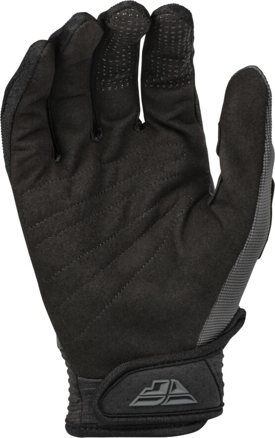 Youth F-16 MX/ATV Gloves, Black & Dark Gray - Kids XX-Small - Image 2