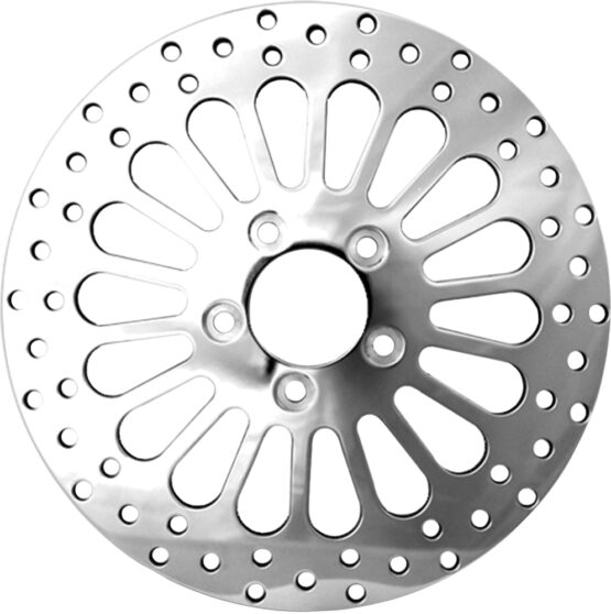HardDrive Rear Spoker Rotor 11.5in Polished For Harley Touring