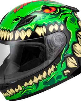 GMAX Youth GM-49Y Drax Helmet Green Medium