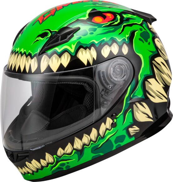 GMAX Youth GM-49Y Drax Helmet Green Medium