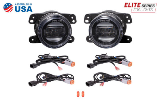 Elite Series Type M Fog Lamps - White (Pair) by Diode Dynamics - Image 3