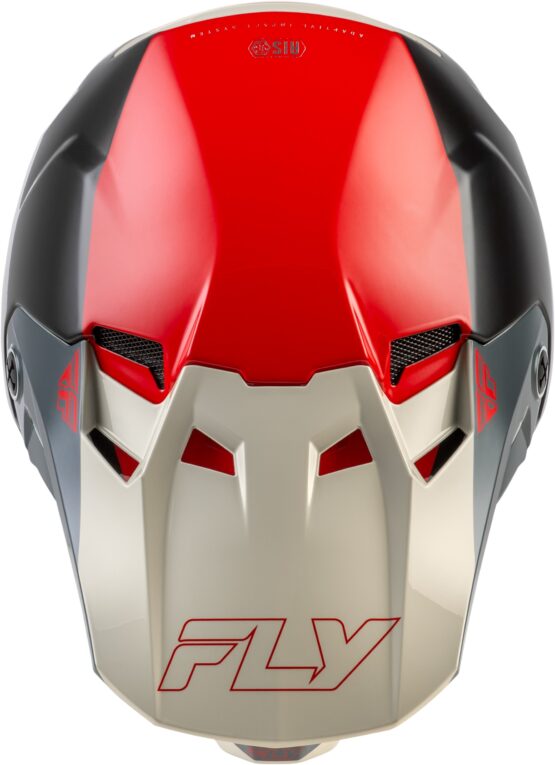 Fly Racing Formula CC Glide Helmet Black/Red/Grey XL - Image 4