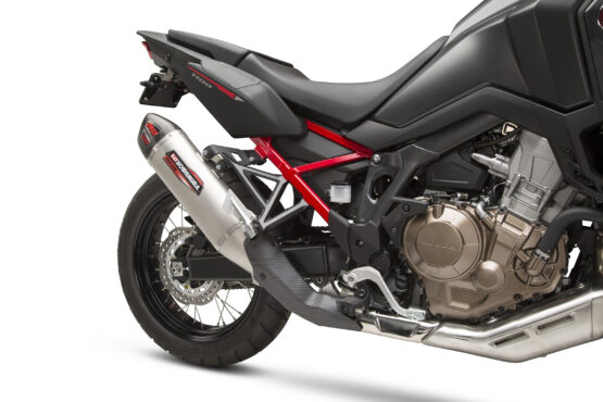 Yoshimura RS-12ADV Slip-On Exhaust SS/CF Silver Fits 20-22 Honda CRF1100L - Image 7