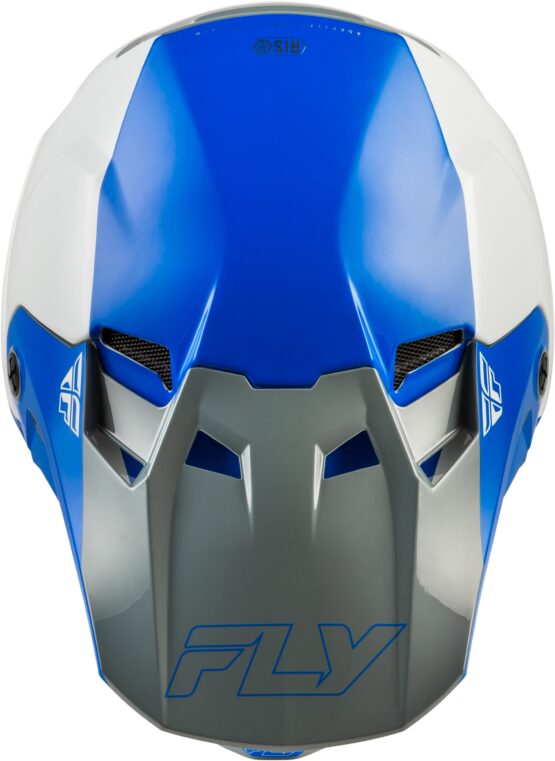 Fly Racing Formula CC Glide Helmet Blue/Light Grey/Grey XL - Image 4