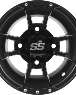 SS112 BLACK WHEEL 10X8 4/110 3+5