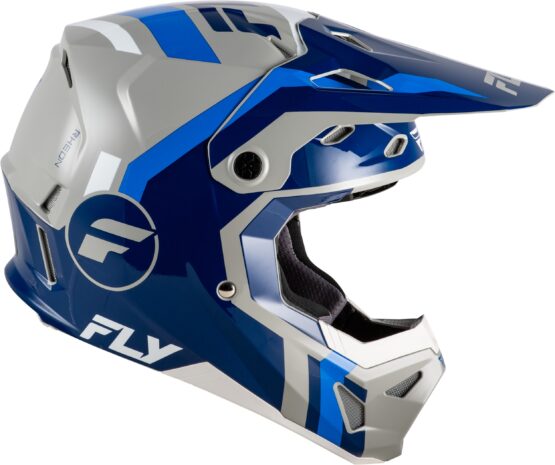 FLY Racing Formula CP Seal Helmet Navy/Blue/Grey Small - Image 3