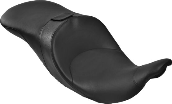 Danny Gray TourIST Tall 2-Up Leather Seat Black Fits 08-18 Harley Touring
