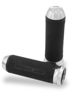 Performance Machine Elite TBW Chrome Handlebar Grip Set
