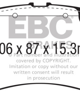 Redstuff Front Brake Pads