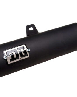 RCM II Black Slip On Exhaust w/ Spark Arrestor