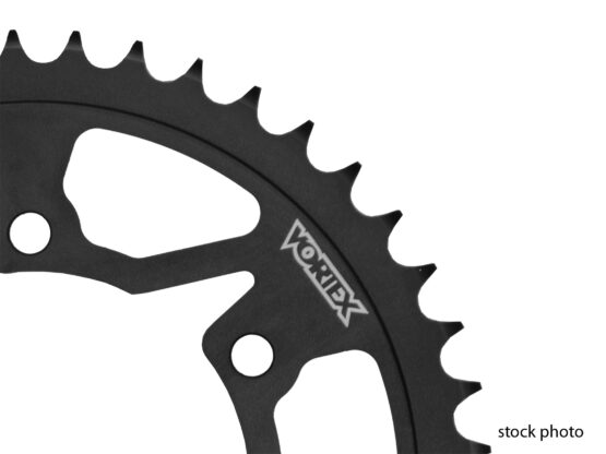 Vortex Steel Rear Sprocket 44T Black 520 Chain Pitch