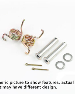 DRC Foot Peg Spring & Pin Kit Silver Fits 10+ RMZ 250/450