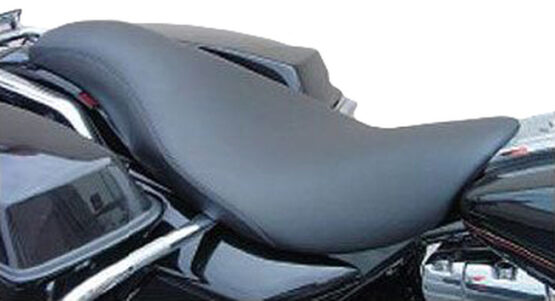 Danny Gray Shorthop 2-Up Seat Low & Back Black Fits 06-07 Harley FLHX