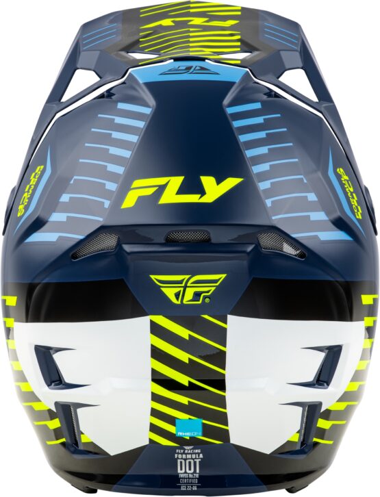 Fly Racing Formula CP Slice Helmet Navy/Hi-Vis/White XS - Image 4