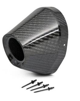 Pro Circuit Carbon End Cap 4.5in 1-3/4in Hole Ti5 Ti6 Cap with Rivets