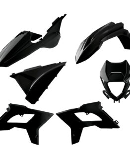 Black 2021+ Restyle Bodywork Plastics Kit w/ Headlight Mask