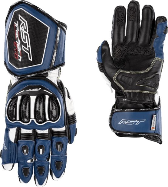 RST Tractech EVO 4 CE Gloves Blue/White/Black 2XL