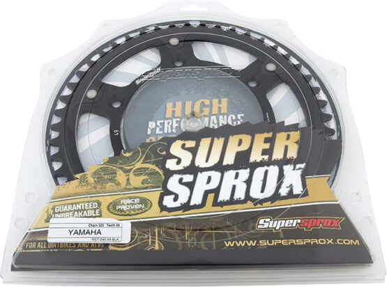Supersprox Stealth Rear Sprocket 49T Black 520 Fits Yamaha YZ WR TTR - Image 4