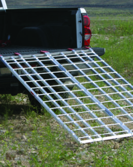 Open Trail Aluminum Bi-Fold Ramp 70in x 48in 1200lb Capacity