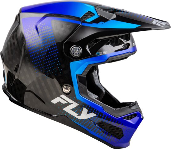 Fly Racing Formula S Carbon Protocol Helmet XL Black/Blue - Image 4