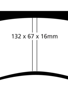 EBC Bluestuff Front Brake Pads Semi-Metallic Fits 99-03 Aston Martin DB7