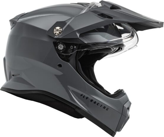 Fly Racing Trekker Solid Helmet Grey XS - Image 5