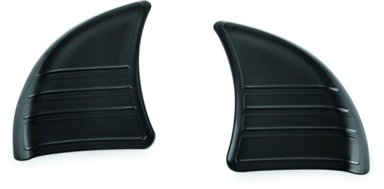 Tri-Line Inner Fairing Cover Plates Gloss Black by Kuryakyn