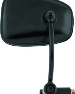 BikeMaster Semi-Retractable Barend Mirror Black 7/8in & 1in Bars